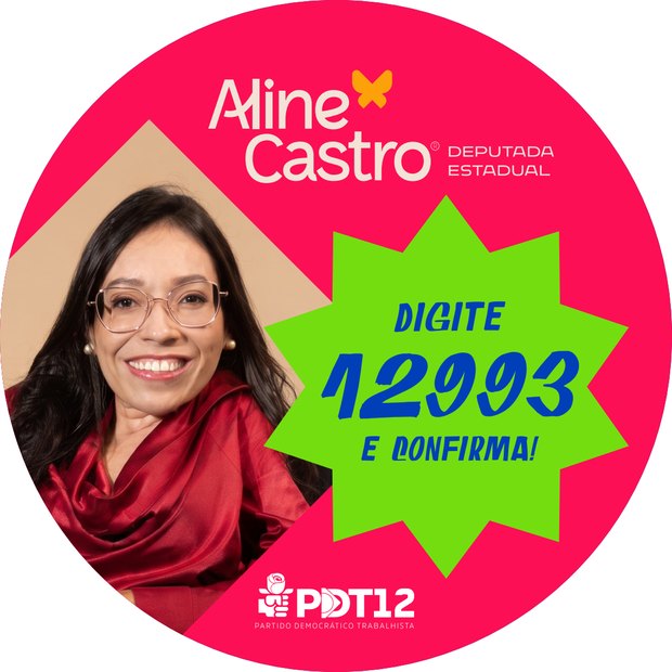 Adesivo redondo da campanha, digite 12993 e confirma