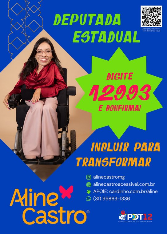 Santinho de Aline Castro com o número 12993